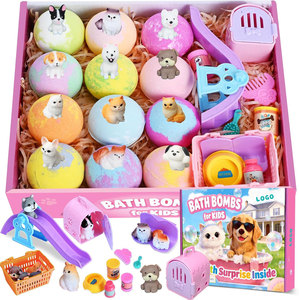 Set de Regalo de Bombas de Baño Aromáticas Relajantes con Juguetes para Perros, Orgánicas y Veganas, Marca Privada OEM - Product Image 3