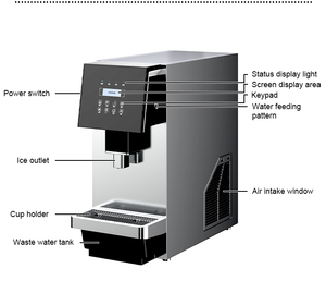BTB Automatic Cube <b>Ice</b> Maker Stainless Steel Restaurant <b>Home</b> Kitchen Meeting Room Hotel Household Portable <b>Machine</b> - Product Image 6