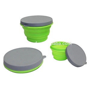 Free Sample Portable <b>Collapsible</b> <b>Bowl</b> With Lid Travel <b>Bowl</b> 1000 <b>Collapsible</b> Food Storage - Product Image 1