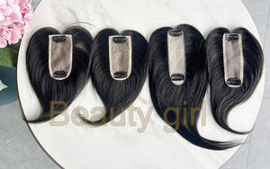 <span class=keywords><strong>Cheveux</strong></span> fins à usage quotidien Toppers pour femmes vrais <span class=keywords><strong>cheveux</strong></span> humains couvre Topper clairsemé pour ajouter du Volume expédition rapide - Product Image 6