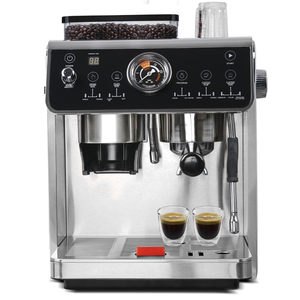 Anbolife - Cafetera Profesional Express de Doble Caldera con Pantalla Táctil de 2800 W, Cafetera Digital de 20 Bares con Molinillo - Product Image 2