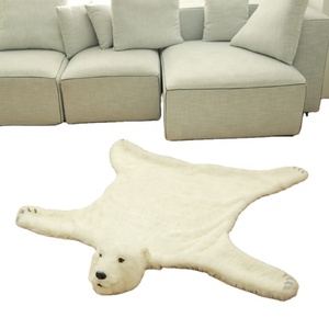 Nuovo Design <span class=keywords><strong>Tappeto</strong></span> in Finta Pelliccia a Forma di <span class=keywords><strong>Orso</strong></span> Polare 3D Simulazione Realistica da Fornitori Cinesi - Product Image 1