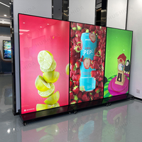 Personalizado 32 "43" 49 "55" 65 "75" 85 "Quiosco de pantalla táctil Marketing Vertical Lcd Tablero de exhibición de publicidad digital de pie