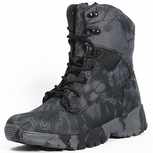 รองเท้าบูททหาร SFB79 รุ่น Men Desert Python Camo ลายพราง ผ้าลายพราง ซิปด้านข้าง พื้นยางกันลื่น เหมาะสำหรับกิจกรรมกลางแจ้ง ล่าสัตว์ เดินป่า - Product Image 3