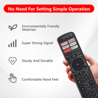 Control remoto por voz de repuesto Popular al por mayor de gran oferta para modelo Panasonic con paquete de plástico PE sin palabras