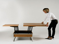Mécanisme de table relevable pneumatique moderne robuste, charnière de support en fer escamotable pour salon, salle à manger, cuisine, chambre, hôpital