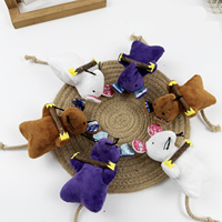 Nouveautés : Jouets pour chat en peluche 3 couleurs avec bâton de Silvervine naturel – Jouets interactifs à mâcher pour chat