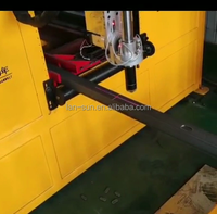 Línea de Procesamiento de Acero Estructural / Máquina Automática de Perfilado de Vigas de Acero, Robot CNC para Cortar Vigas