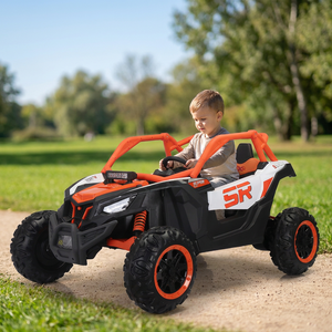 Voiture électrique tout-terrain pour enfants, grande taille, 2 places, 24V, pneus EVA, télécommande parentale, suspension à ressorts, jouet pour enfant - Product Image 3
