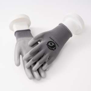 Guantes de trabajo de seguridad Guantes de punto de nailon Guantes DE TRABAJO superiores de PU recubiertos de Palma de PU para limpieza electrónica - Product Image 4