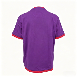 T-shirt personnalisé tendance pour homme, impression sérigraphique, manches courtes, 250 g/m², 100 % coton, effet faux deux pièces - Product Image 2