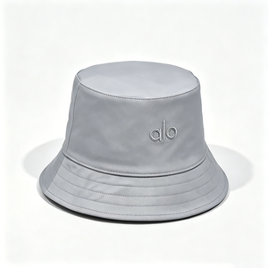 Chapeau Bob Unisexe Gris avec Logo Brodé en 3D - Protection UV UPF 50+ pour Voyages et Activités de Plein Air (Style Image) - Product Image 4
