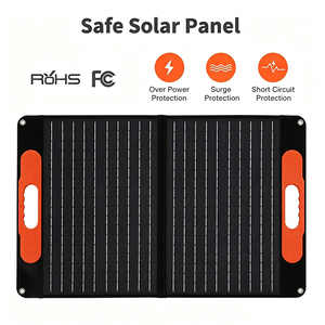 Paneles Solares Plegables Portátiles de 100W a Bajo Precio, Bolsas Solares Plegables para Camping, Energía Sostenible para Suministro de Energía en Estaciones de Energía - Product Image 4