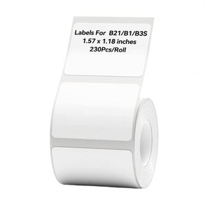 Papier autocollant en vinyle imprimable de qualité supérieure, brillant, imperméable, étiquettes rondes pour bouteilles de vin, de soda, de bière, de champagne, emballage d'étiquettes - Product Image 1