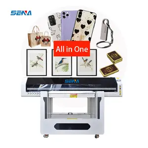 Factory Direct Sell 9060 Flatbed UV Inkjet Printer Smart Small Printing Machine A3 for Media Digital Phone Case Pad 3D Printer