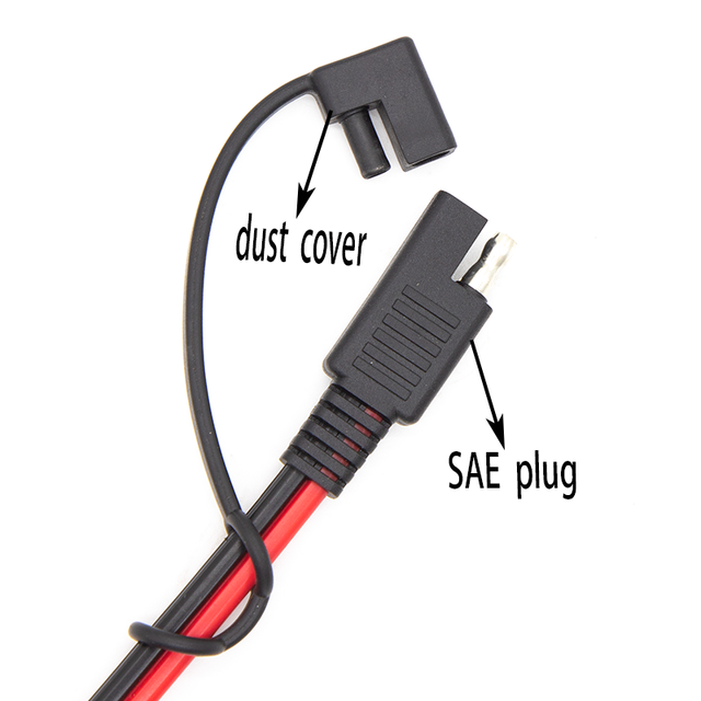 SAE Connector Extension Cable SAE Quick-Disconnect Plug SAE Power Car Extension Cable Solar Panel Cable