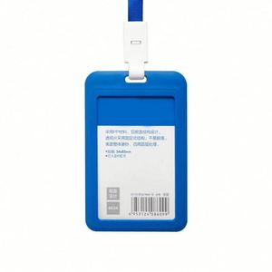 Factory Wholesale Silicone <b>ID</b> Card <b>Holder</b> Badge <b>ID</b> Name Card Case Tag <b>Holder</b> With Clear Acrylic Window - Product Image 1