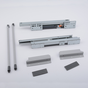 Verborgen traditionele zware ladegeleiders onderbouw kanaal push-to-open ladegeleiders verborgen telescopische geluidsarme ladegeleiders - Product Image 3