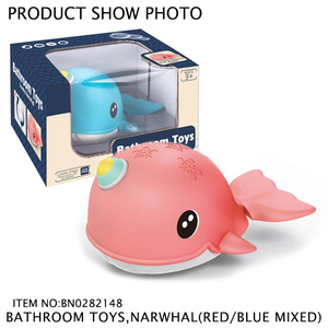 Baby Wind Up Toys fish Interaction Kids Bath hower Tub Toys Animal Whale For Child - Product Image 5