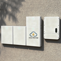 Système solaire hybride tout-en-un 10 kW avec stockage cloud, onduleur, batterie LiFePO4 15 kWh (12 000 cycles), montage mural IP65