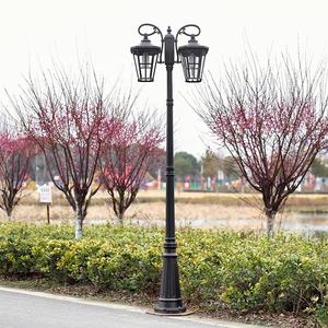 Lampu Taman listrik luar ruangan lampu lanskap lampu 2/2.3/2.8M Amerika tahan air IP65 Jalan halaman LED putih hangat - Product Image 6