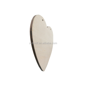 Sublimazione incompiuta in legno di casa ufficio decorazione di nozze eco-friendly compensato in bianco cuore consegna decorazione fai da te artigianato in legno - Product Image 4