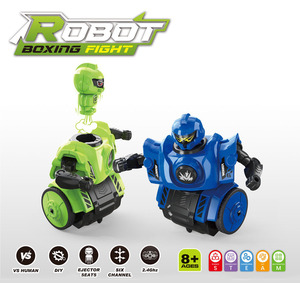 <span class=keywords><strong>Robot</strong></span> <span class=keywords><strong>de</strong></span> Batalla <span class=keywords><strong>de</strong></span> <span class=keywords><strong>Control</strong></span> <span class=keywords><strong>Remoto</strong></span> 4WD <span class=keywords><strong>de</strong></span> 2.4GHz, Robots Rc <span class=keywords><strong>de</strong></span> Ensamblaje DIY con Sonidos, Juguete STEAM, Juego <span class=keywords><strong>de</strong></span> Interacción para Dos Personas - Product Image 3