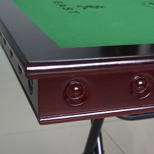 Table de Mahjong Pliante Moderne 85*85cm, Personnalisable en Usine pour le Jeu de Casino et le Divertissement de <span class=keywords><strong>Poker</strong></span>, Caractéristique Pliable - Product Image 3