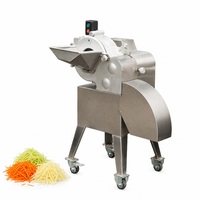 Industriële groente- en fruitsnijmachine voor wortels en stengels, 800-1000 kg/uur, geschikt voor voedselverwerking in fabrieken.
