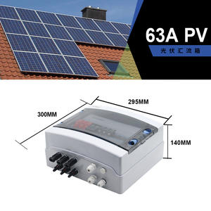 กล่องรวมสายไฟโซลาร์เซลล์ Yueqing 3 ช่องอินพุต 1 ช่องเอาต์พุต 1000V DC IP65 สำหรับใช้ในบ้าน - Product Image 1