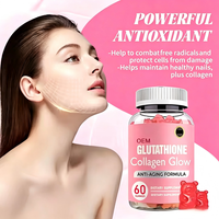 Bonbons gélifiés au glutathion et au collagène, saveur originale, marque privée OEM, antioxydant, soutien immunitaire, soin de la peau, complément beauté