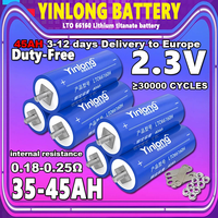 Untuk Baterai Li-ion LTO 66160 2.3V 40Ah 10C High Discharge DIY 40000 Siklus Hidup -20C~+60C untuk Perahu Listrik Tenaga Surya