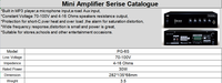 QQCHINA PA 60W Amplifier Multifungsi Daya Tinggi Ketepatan Tinggi Di Tempat Umum