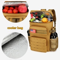 Sac à dos tactique personnalisé QET1005, sac à dos isotherme, sac isotherme portable, imperméable pour la plage, les voyages, le camping, les pique-niques