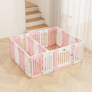 Multiformato personalizzabile per animali domestici recinzione per interni animali da cortile gioco Pet Pet box in plastica con cancello - Product Image 6