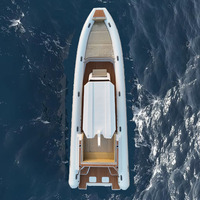 Nouveau Design 2025 – Bateaux semi-rigides (RIB) sportifs de 33 pieds, modèle Orca 1000, en Hypalon, coque en V profond en aluminium, à vendre
