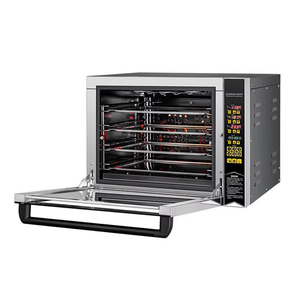Four à convection commercial XEOLEO 60L à commande numérique, <span class=keywords><strong>4</strong></span> niveaux, à air chaud, pour gâteaux, tartes aux œufs, poulet, pain, <span class=keywords><strong>pizza</strong></span>, 350 °C ° - Product Image 6