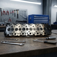 Nueva Cabeza de Cilindro para Motor Diésel 1HZ 4.2L, 6 Cilindros, Aluminio, Turbo Diésel, para Toyota Land Cruiser y Coaster HZB