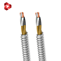 Câble basse tension NVDAN MC BX, isolation XLPE, conducteur cuivre/aluminium, 14-3 AWG, 0,6 KV, usage construction, 90