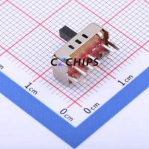 SS-23D06-G050 Slide Switch Through hole Component (THT) Switch Double Pole Four Throw Rectangle Pin Header PC Pin 12.7mm - Product Image 2