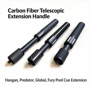 Extensión de Taco de Billar Personalizada, Ajustable, de Fibra de Carbono, para Fury, Peri y <span class=keywords><strong>Predator</strong></span> - Product Image 2