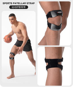 Rodillera al por mayor con correa ajustable, protector de compresión para el tendón rotuliano, soporte para bádminton y running - Product Image 6