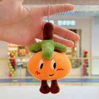 Série Végétale : Pendentifs de sac en peluche douce, jouets de dessin animé, breloques de sac à dos personnalisées pour couple, porte-clés, ours avec doublure en maille et en nylon