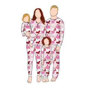 Qingli Custom Factory NO tariffario autunno famiglia abbinata abiti dolci stampa mamma e bambini vestiti - Product Image 4