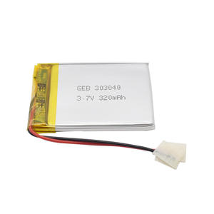 Китайский производитель <span class=keywords><strong>3</strong></span>,7 В перезаряжаемая литий-полимерная батарея 303040 <span class=keywords><strong>3</strong></span>,7 В 320 мАч Lipo батарея с PCB Li-ионной ячейкой - Product Image 4