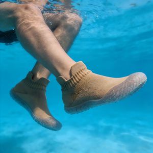 Quick Dry Water <b>Shoes</b> High Ankle Barefoot Swim Beach Aqua <b>Shoes</b> for Yoga Training Surfing River Trekking - Product Image 2