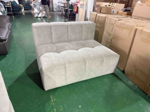 Bộ ghế <span class=keywords><strong>sofa</strong></span> mô đun, chất liệu nhung mềm mại, kiểu dáng hiện đại, sang trọng, thoải mái, kích thước lớn dành cho phòng khách. - Product Image 6