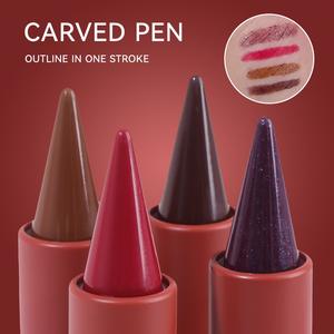 Paket Rias <span class=keywords><strong>3</strong></span>-in-1 Matte Laris Manis Tahan Air Tahan Lama dengan Bahan Mineral Pensil Alis Eyeliner Lipstik dalam 4 Warna - Product Image 5