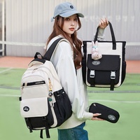 Mochila escolar Oxford para estudiantes de secundaria, grados 3 a 6, ligera, impermeable, de alta gama, para niñas de primaria, grande