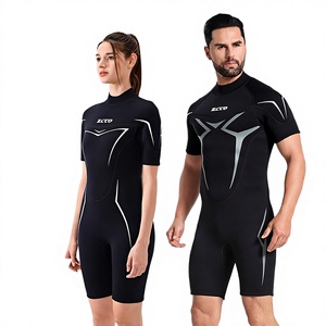 Traje de Neopreno ZTO Unisex de Manga Corta y Cuello Alto, de una Pieza, Impermeable, Transpirable, de Secado Rápido y Protección UV para Buceo - Product Image 2